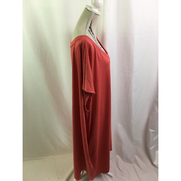 St. John's Bay Active Dress Ultimate Red 4X - Picture 3 of 16